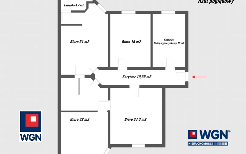Lokal biurowy na  wynajem Poznań - Duży lokal na wynajem 137m2, Centrum, Stare Miasto, Poznań.